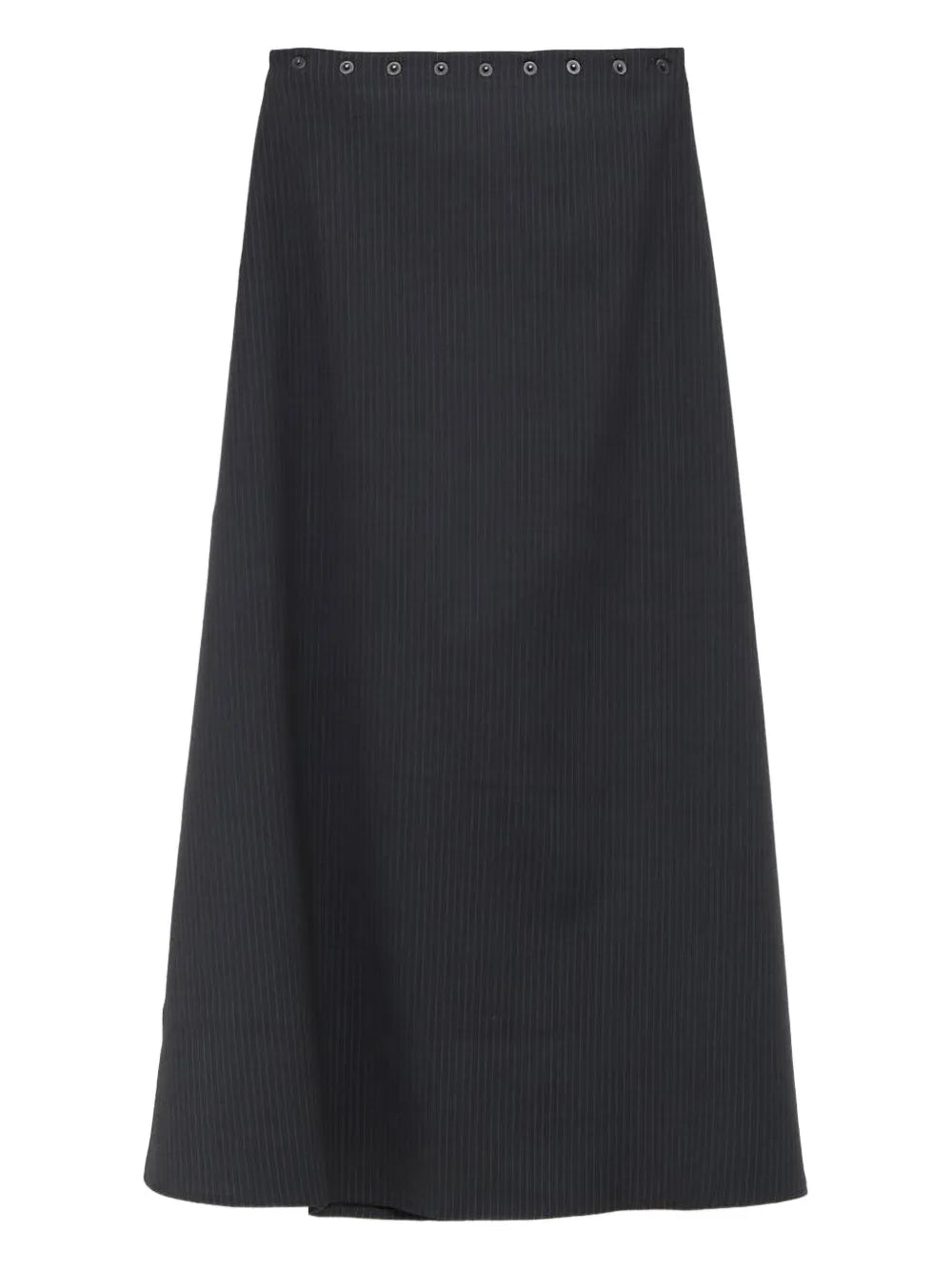 Pinstripe Midi Skirt