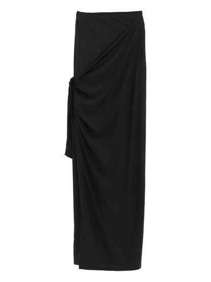 Asymmetric Maxi Skirt