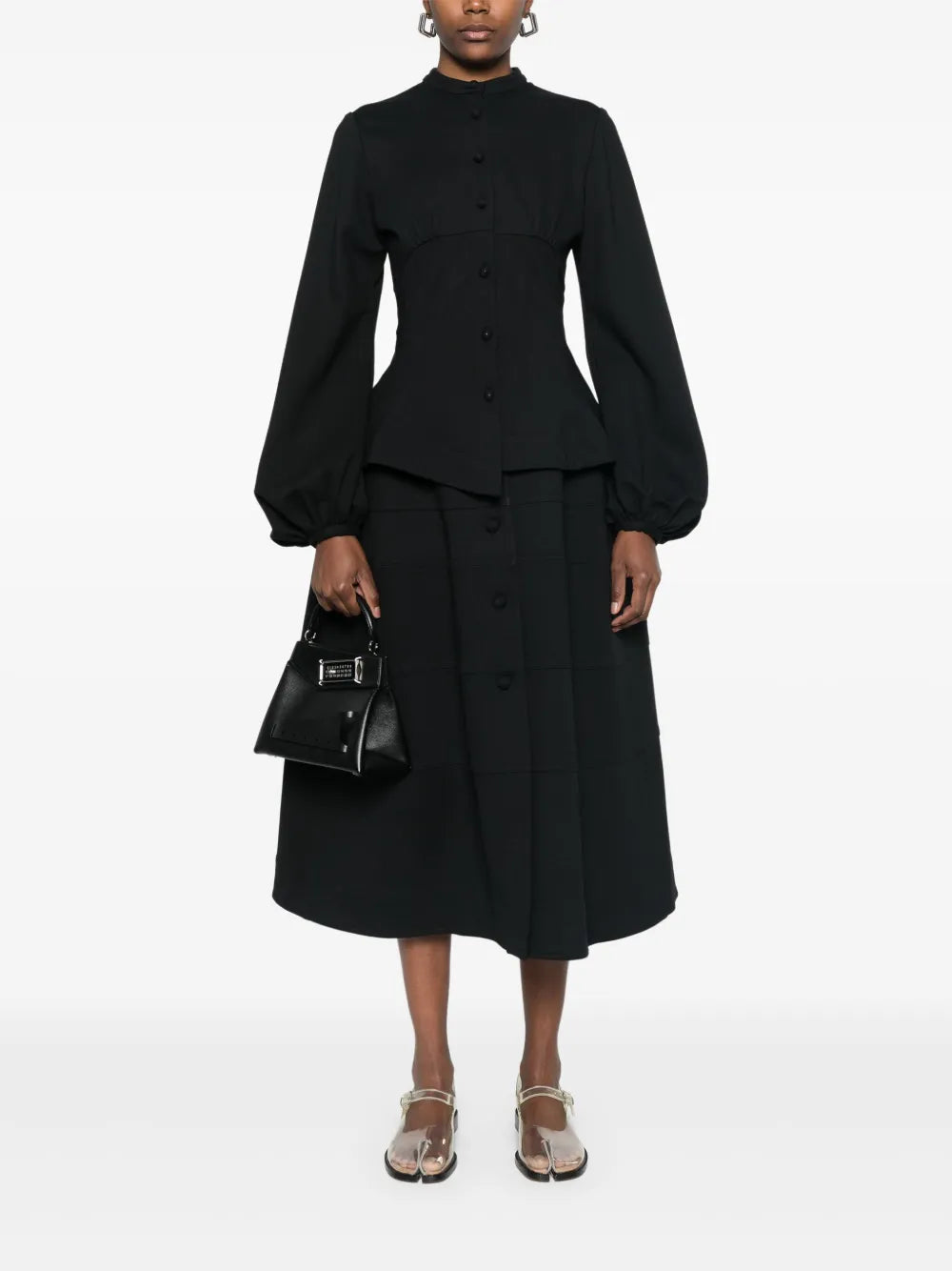 Panelled Midi Skirt