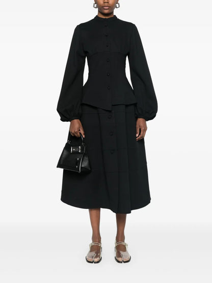 Panelled Midi Skirt