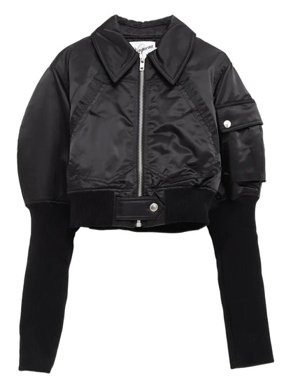 Satin Bomber Jacket