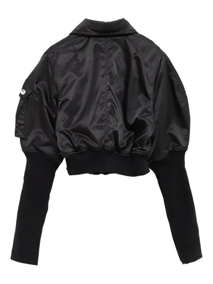 Satin Bomber Jacket