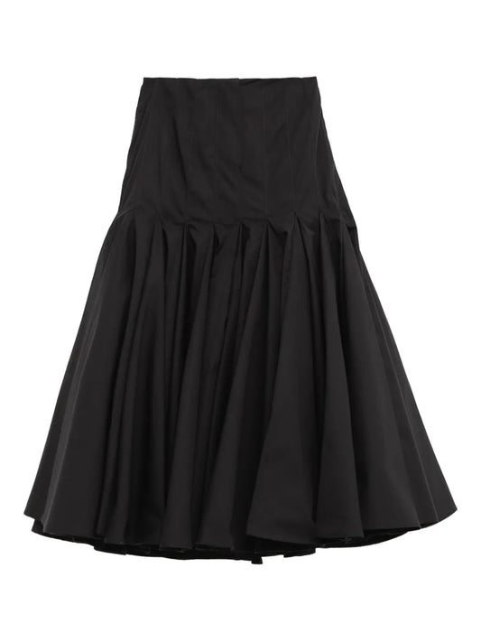The Agave Ruched Midi Skirt