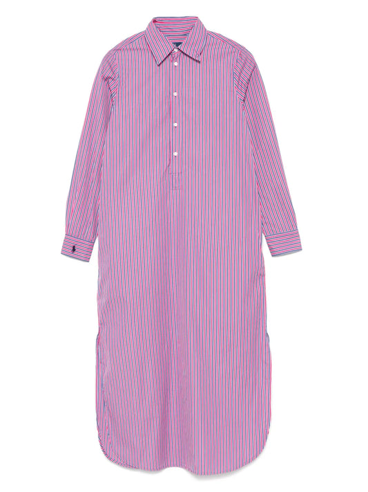 Striped Shirt Dress