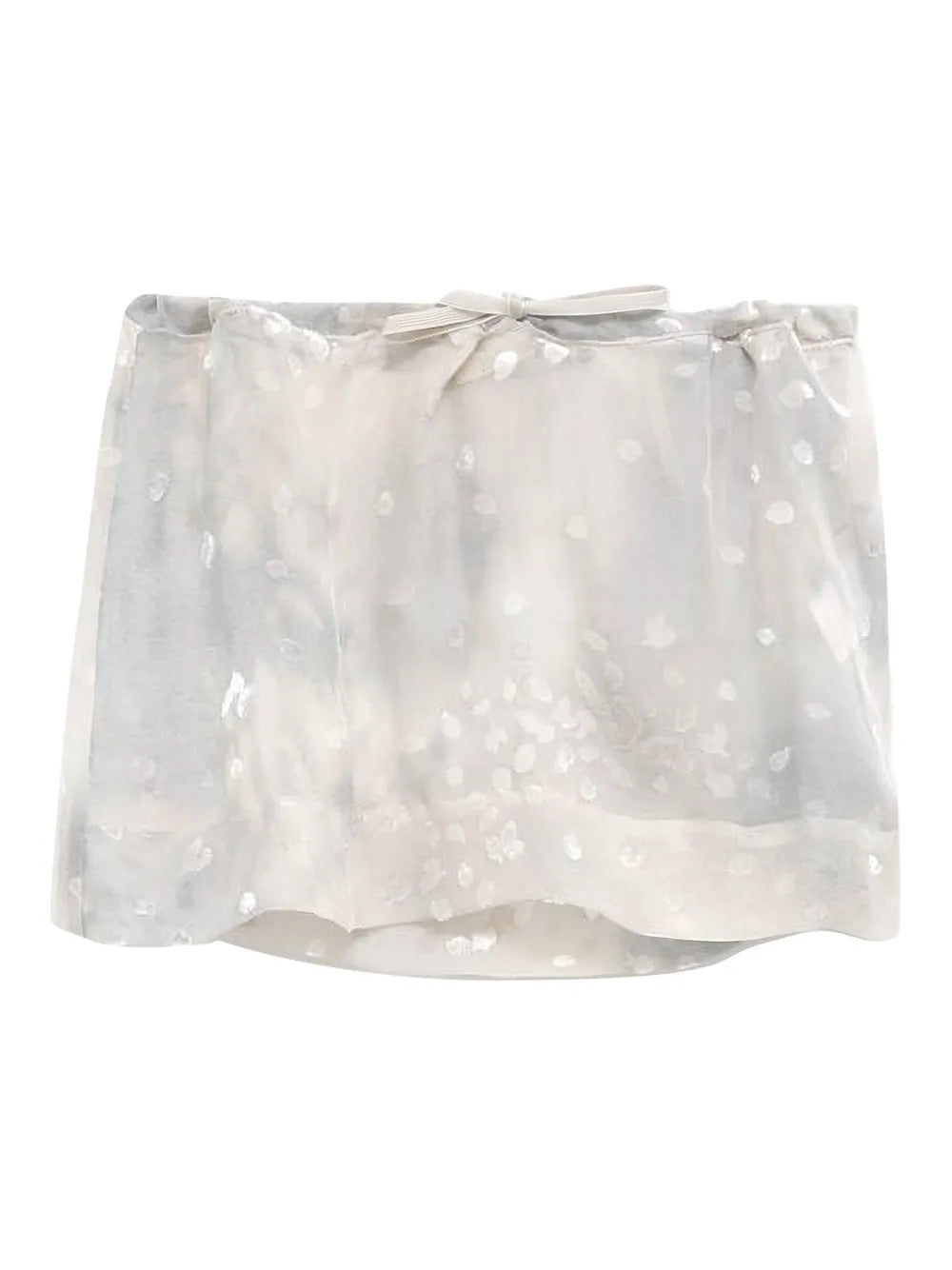 Silk-Blend Mini Skirt
