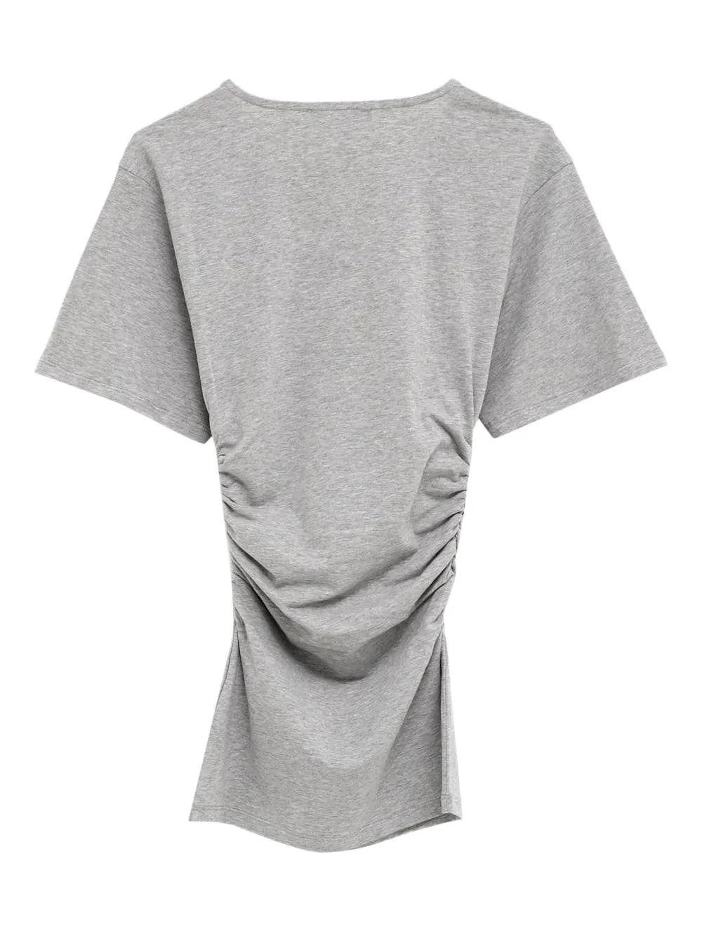 Gathered-Detail T-Shirt