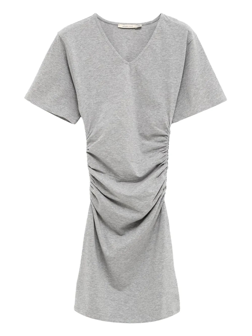 Ruched-Detail Mini Dress