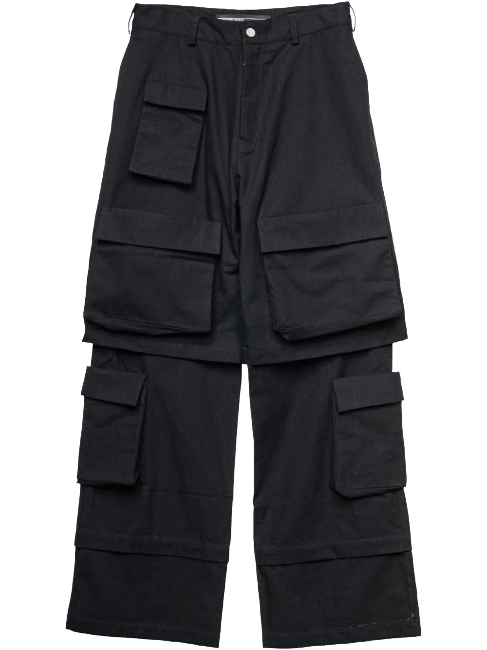 Wide-Leg Cargo Pants