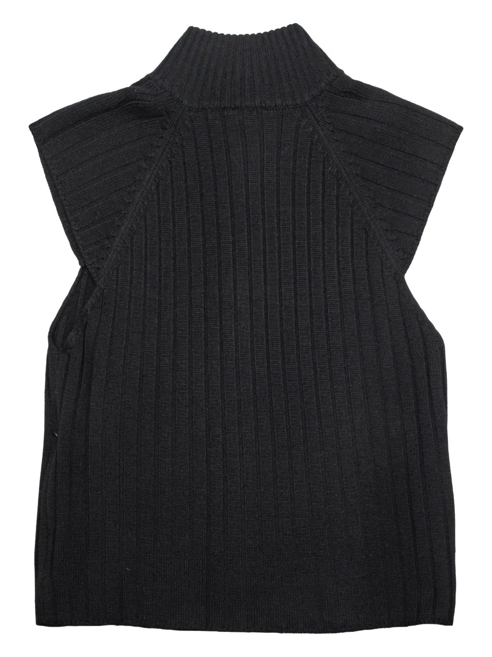 Ribbed Zip-Up Gilet