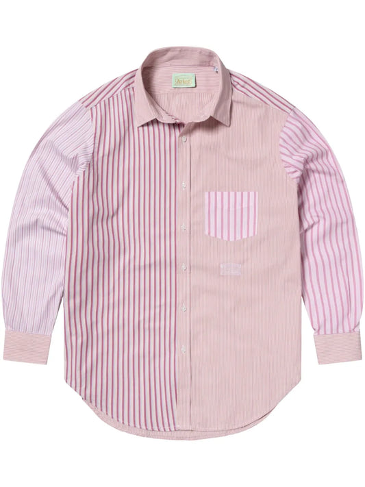 Striped Button-Up Shirt