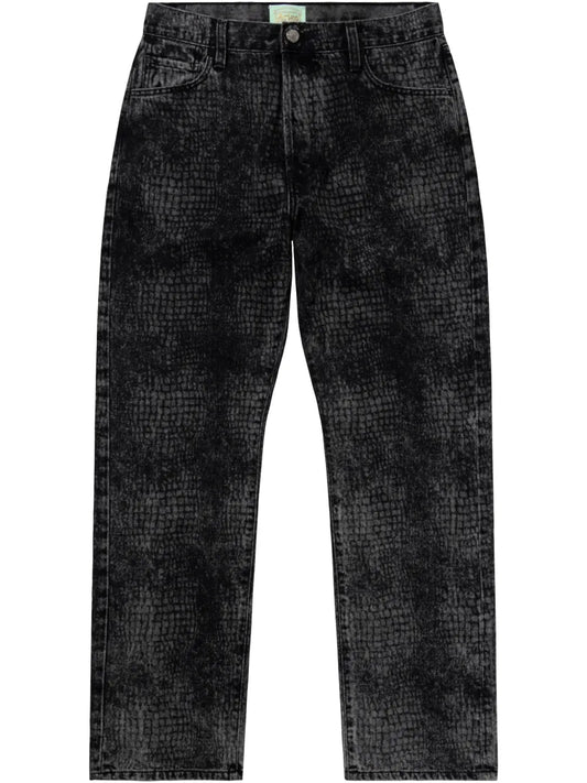Patterned Jeans