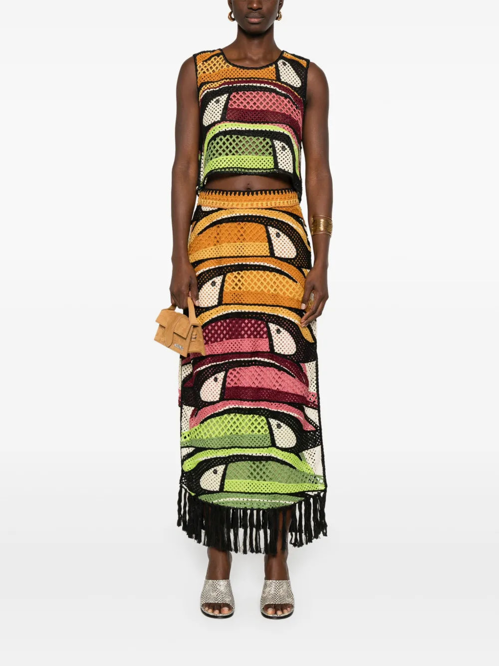 Toucan Tree Midi Skirt