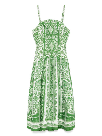 Delicate Tapestry Midi Dress