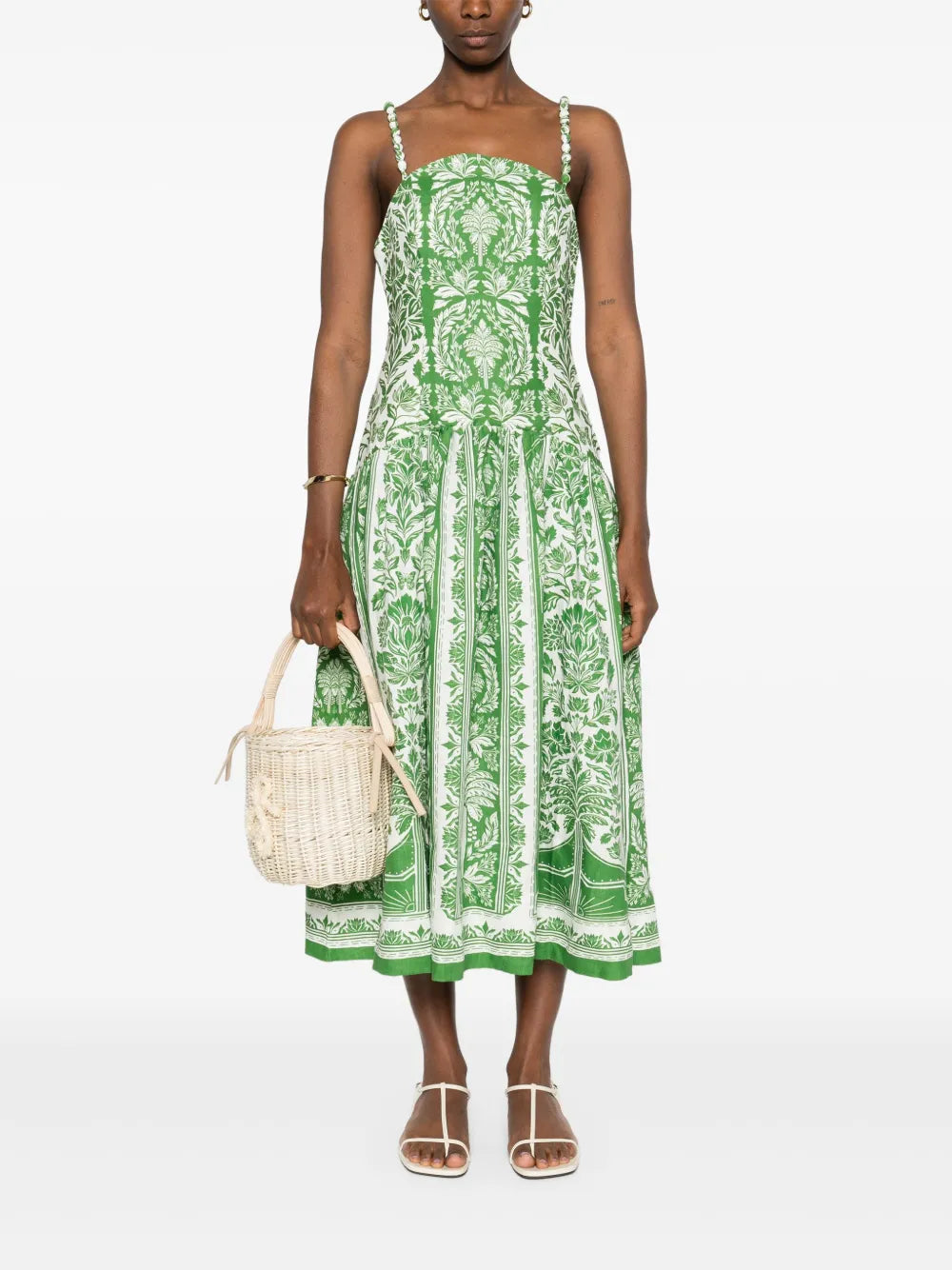Delicate Tapestry Midi Dress