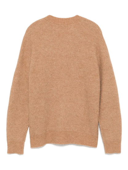 Waffle-Knit Jumper