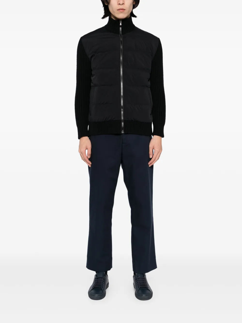 Panelled-Design Down Jacket