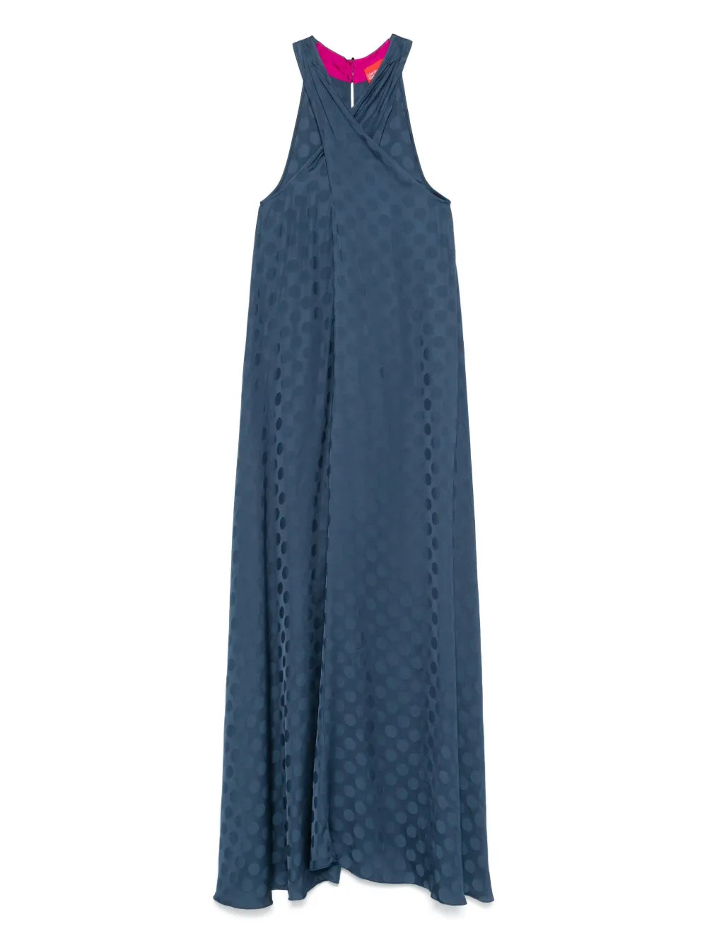 Patterned-Jacquard Maxi Dress