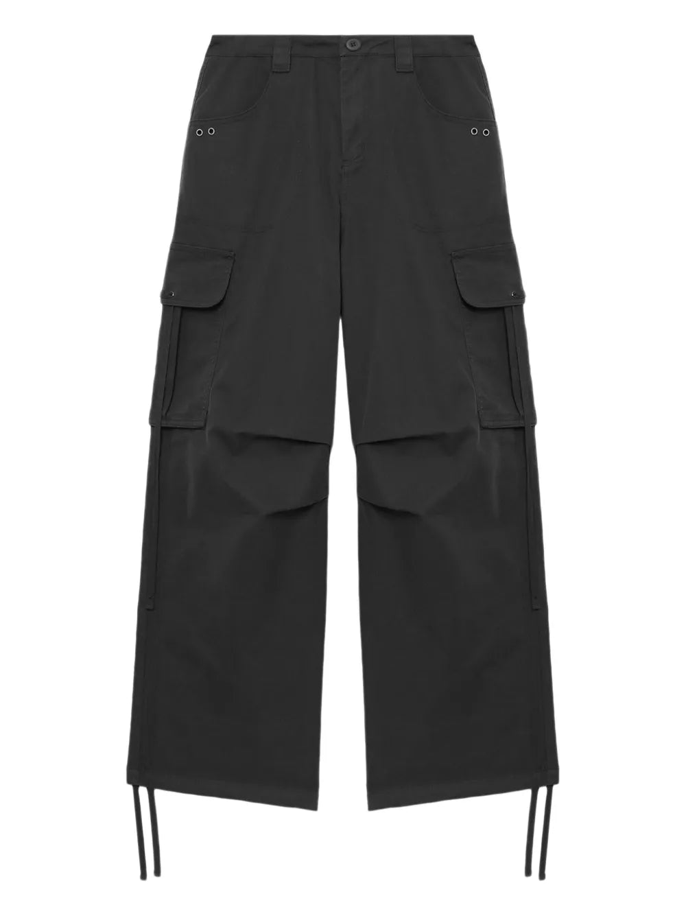 Wide-Leg Cargo Jeans