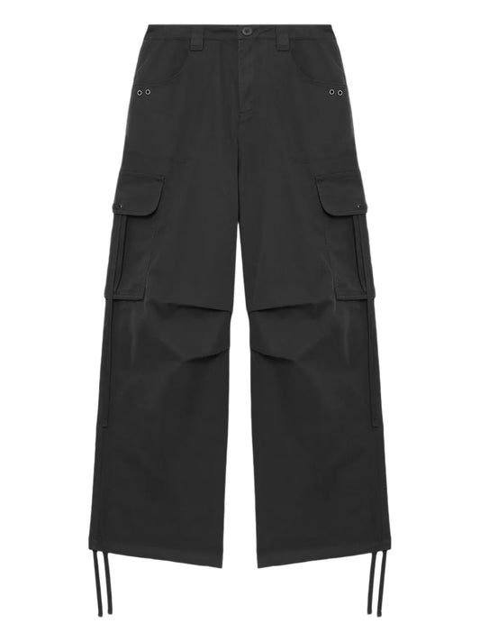 Wide-Leg Cargo Jeans
