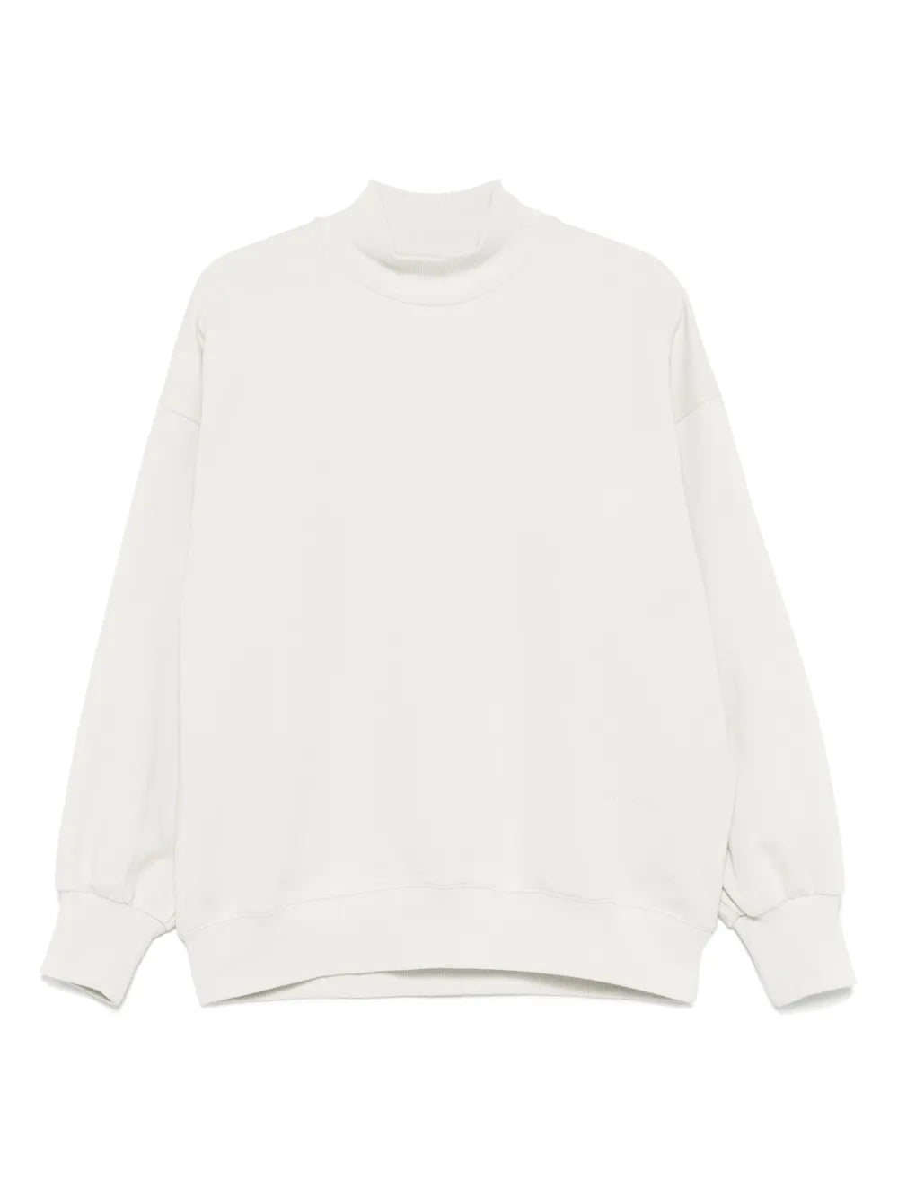 Fleece Mock-Neck Sweatshirt