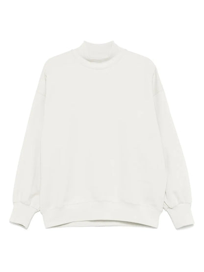 Fleece Mock-Neck Sweatshirt