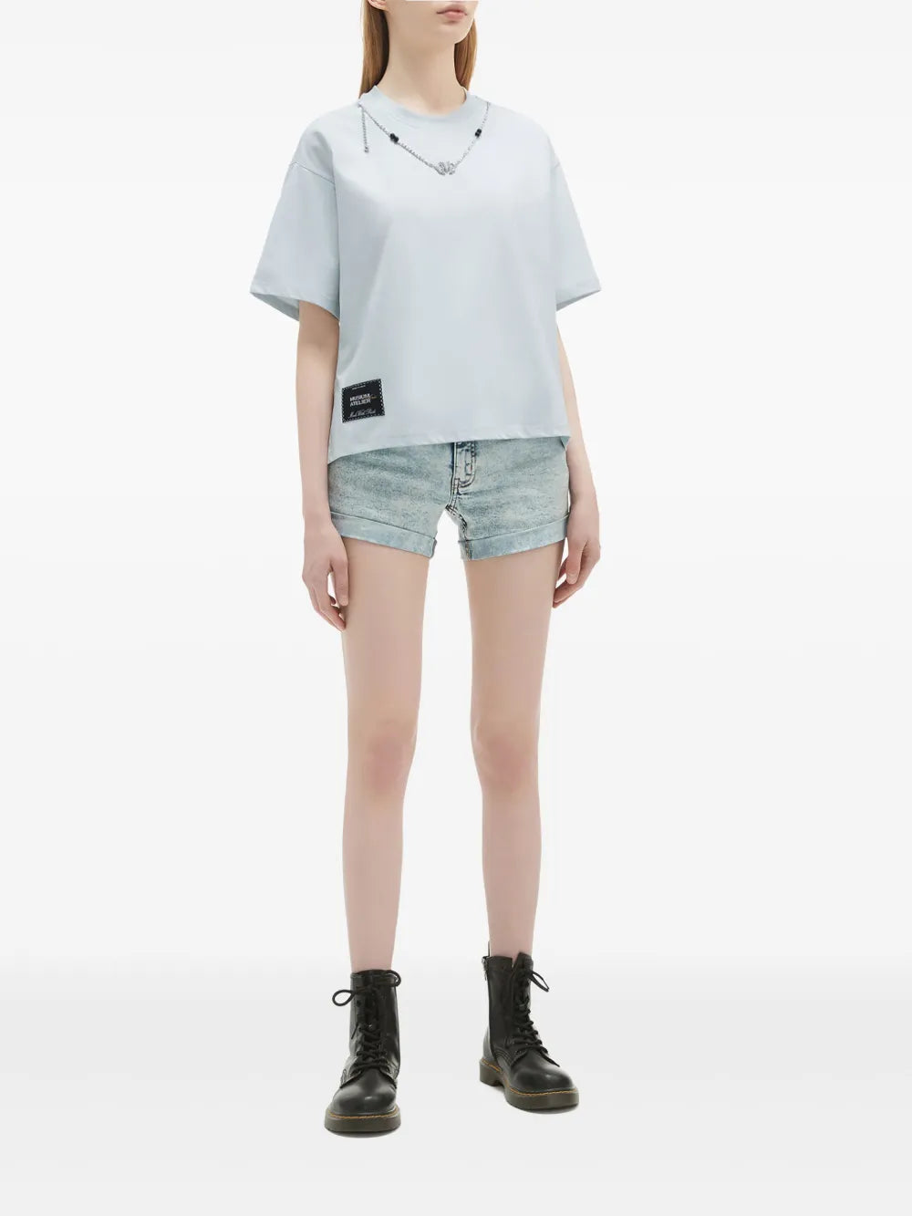 Chain-Detail T-Shirt