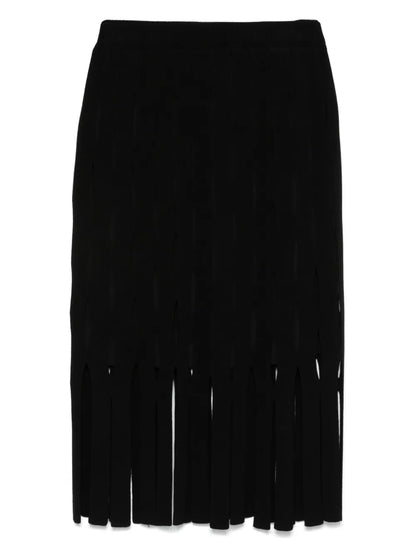 Cut-Out Midi Skirt