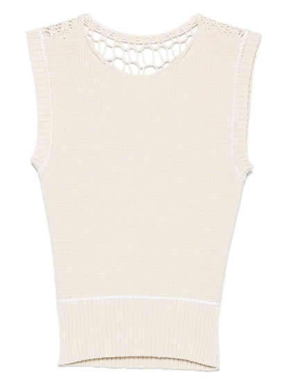 Open-Knit Vest