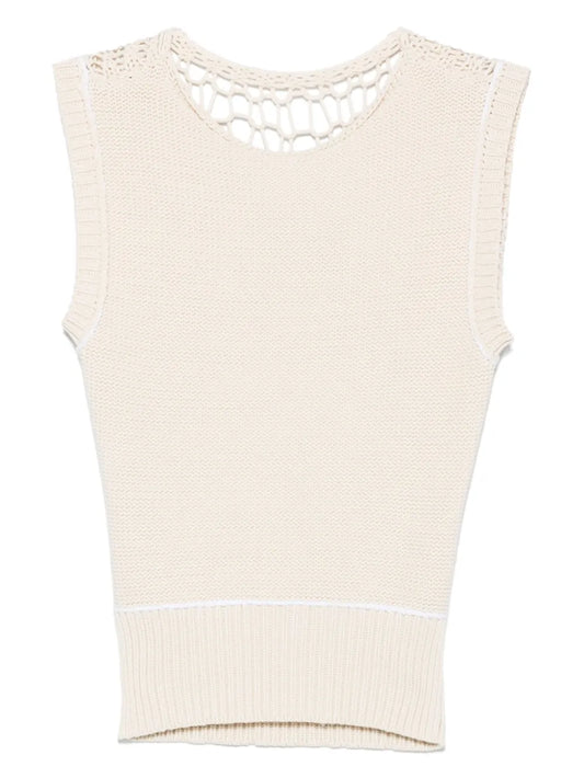 Open-Knit Vest