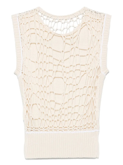 Open-Knit Vest
