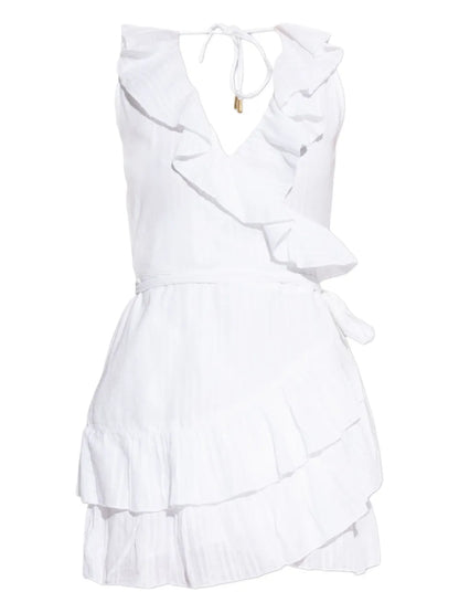 Ruffled Mini Dress