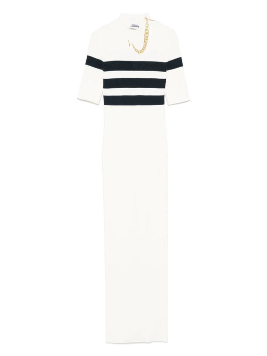 Fine-Ribbed Maxi Dress