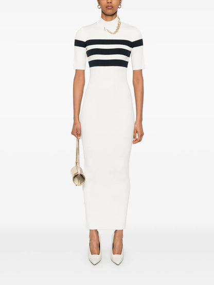 Fine-Ribbed Maxi Dress