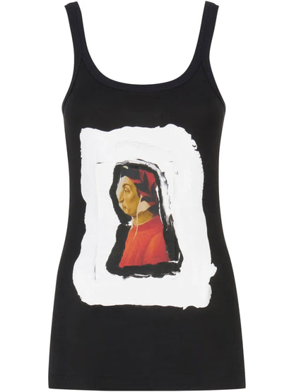 Graphic-Print Tank Top