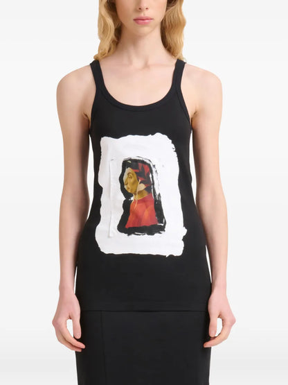 Graphic-Print Tank Top