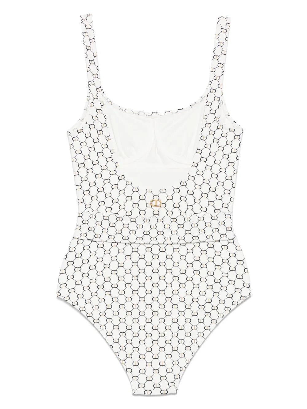 All-Over Logo-Print Swimsuit