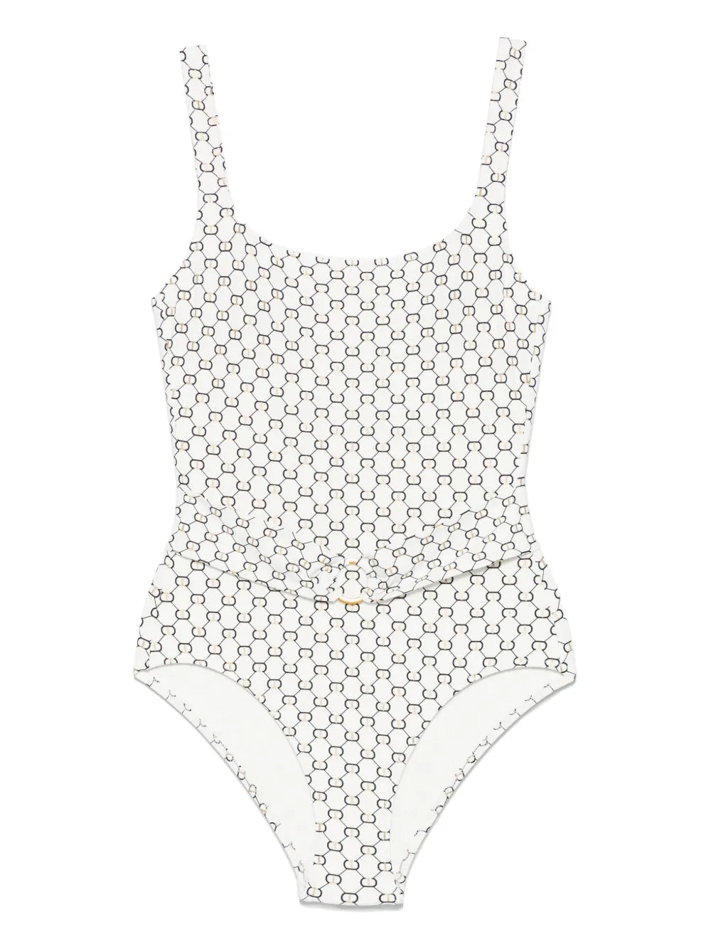 All-Over Logo-Print Swimsuit