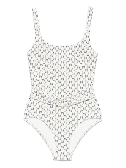 All-Over Logo-Print Swimsuit