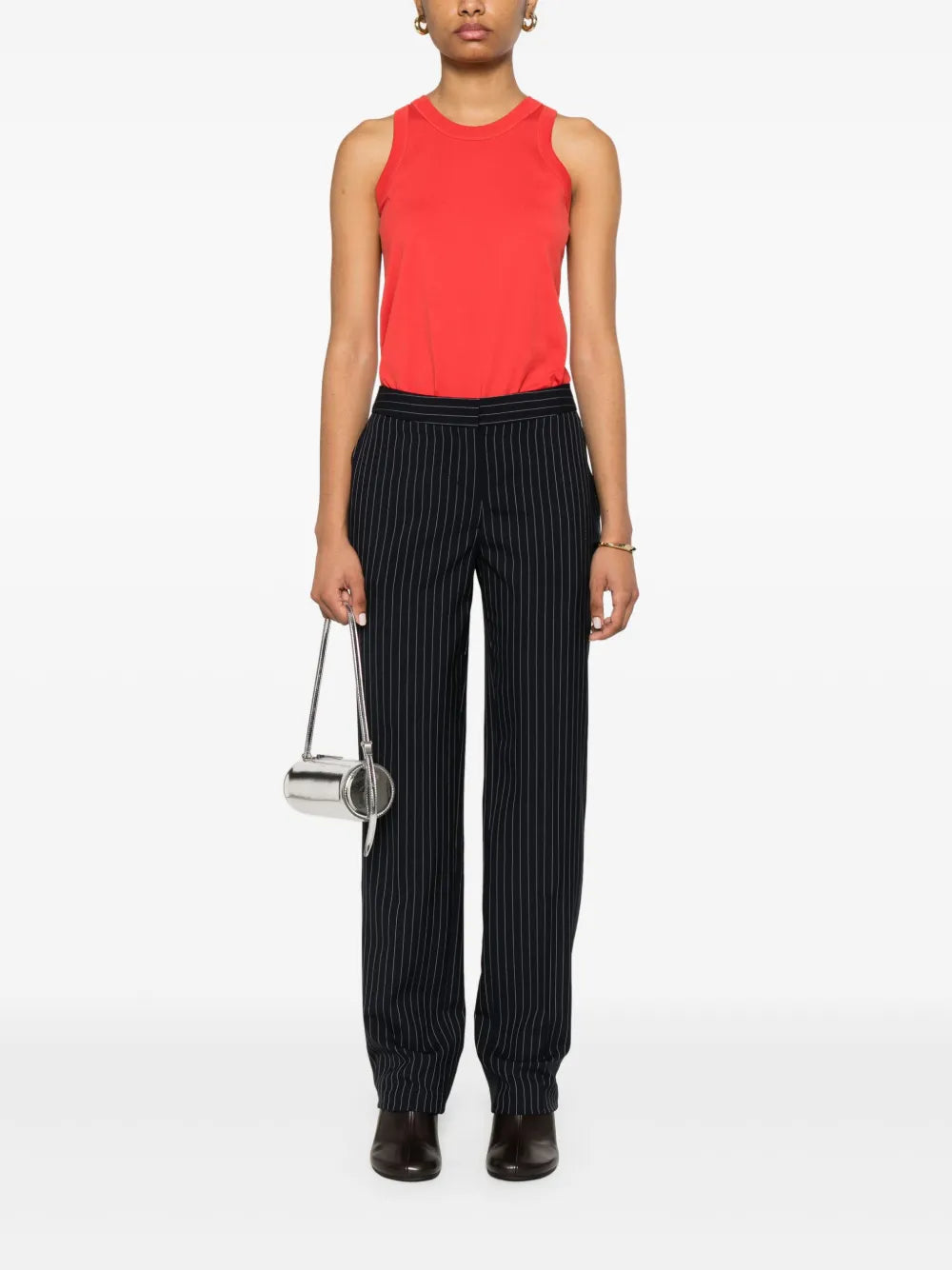 Pinstriped Trousers