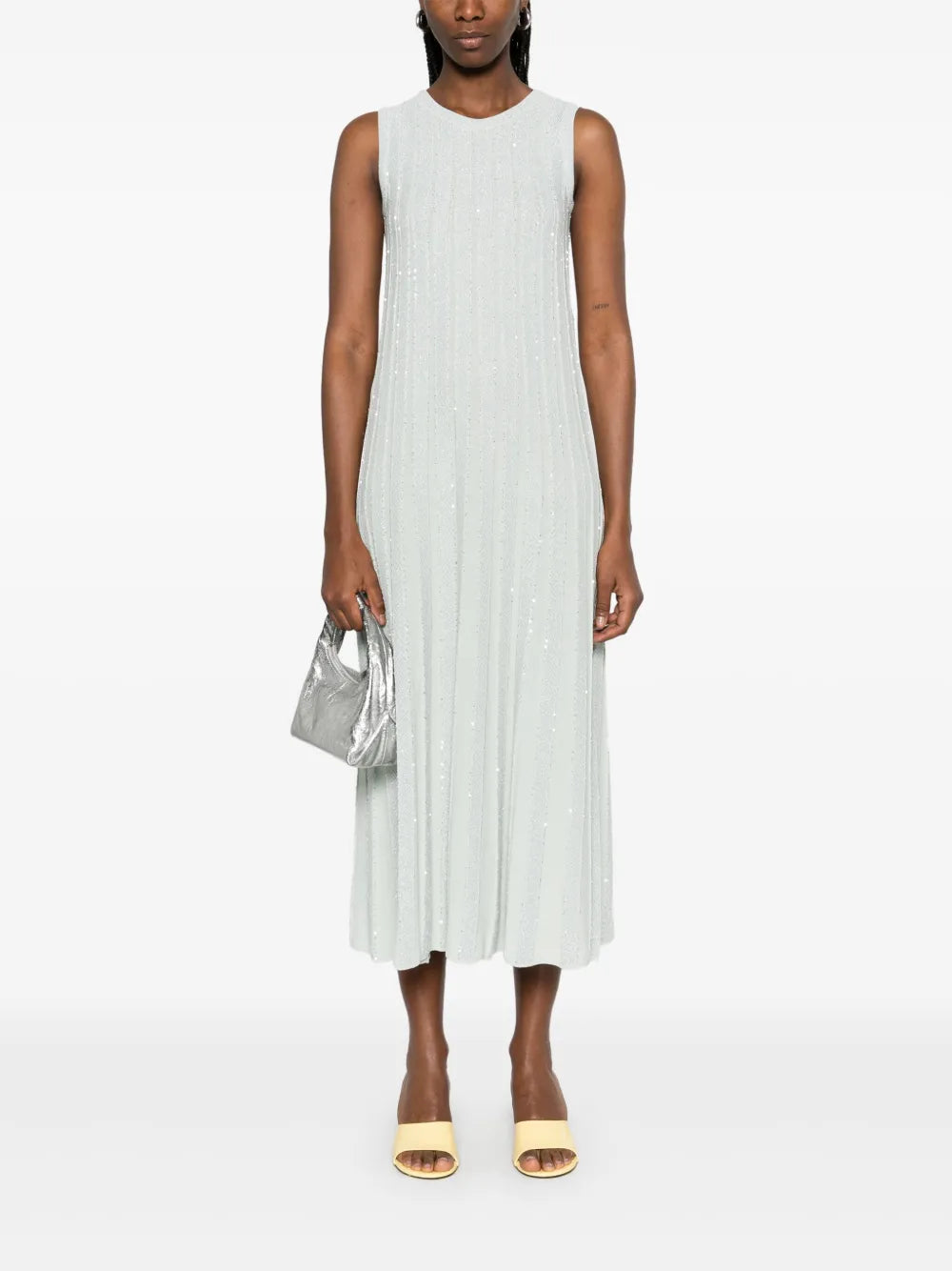 Sequin-Embellished Maxi Dress