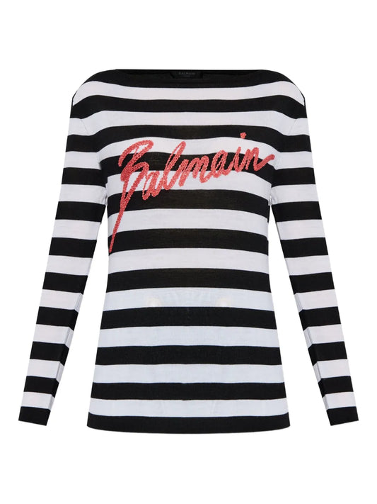 Logo-Print Jumper