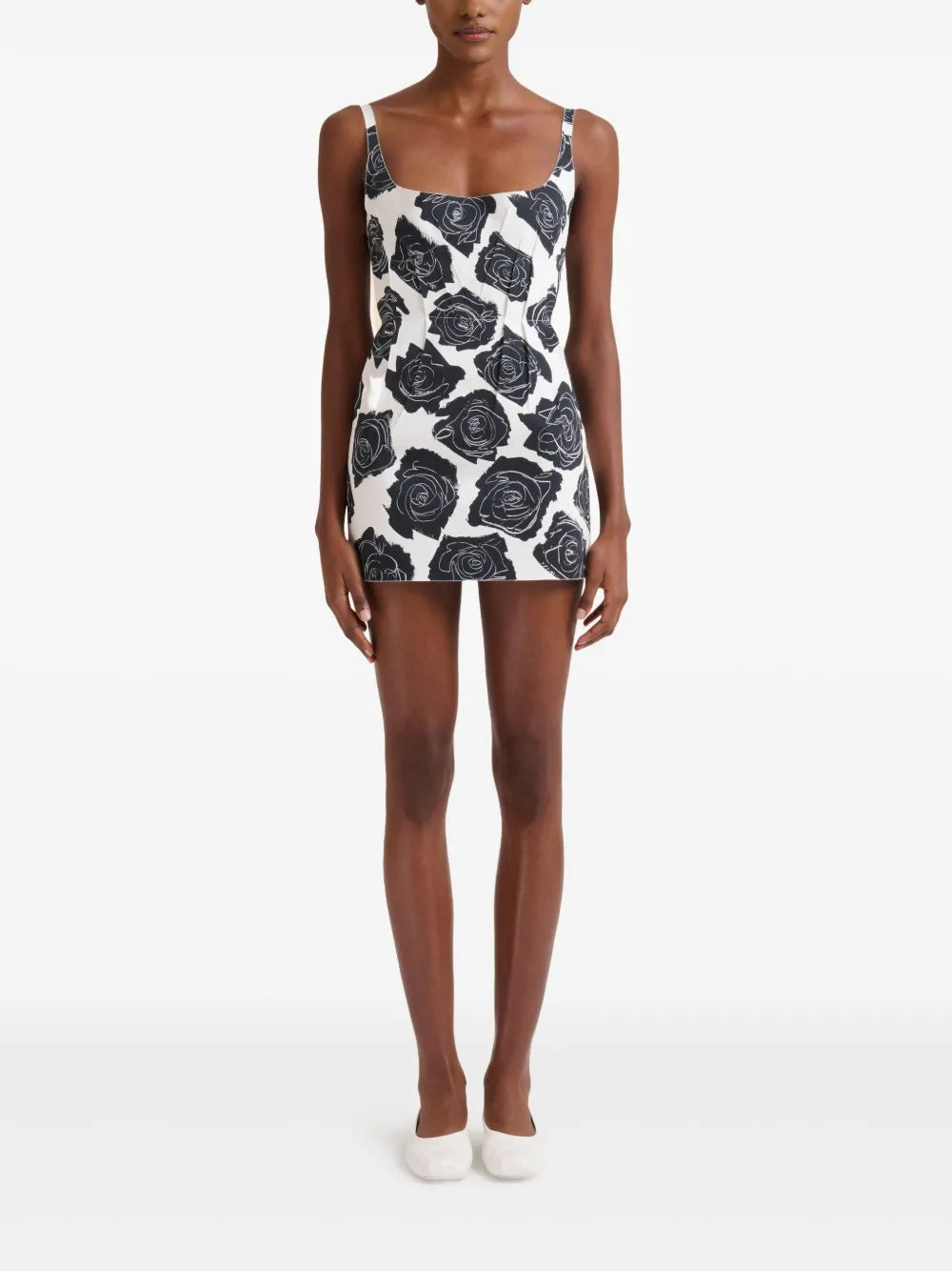 Floral-Print Minidress
