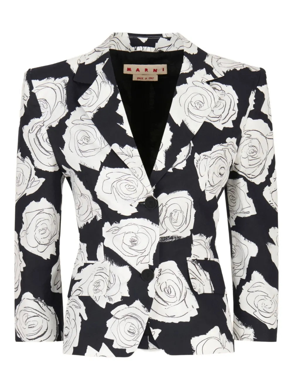 Aurora Rose-Print Blazer