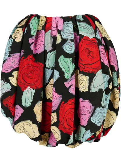 Floral-Print Bubble Skirt