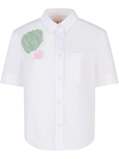 Floral-Print Shirt