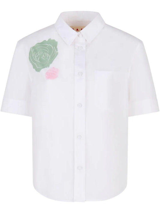 Floral-Print Shirt