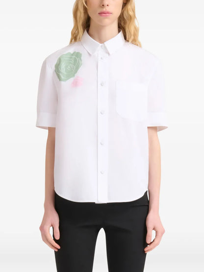 Floral-Print Shirt