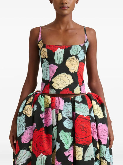 Floral-Print Cami Top