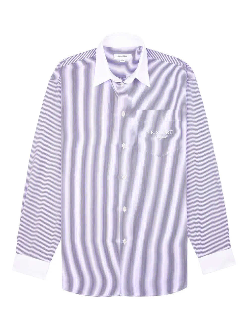 Contrasting Collar Shirt