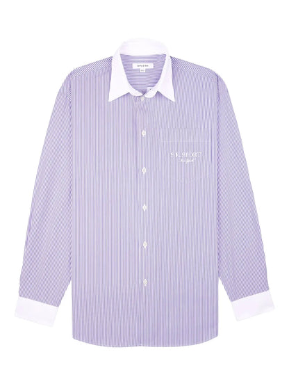 Contrasting Collar Shirt